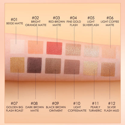 12 Colors Eyeshadow Palette-DriHer