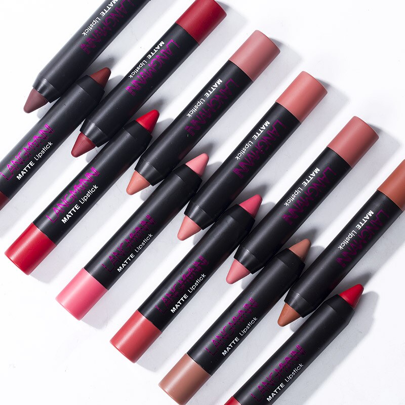 12Pcs Waterproof Matte Lipstick Set-DriHer