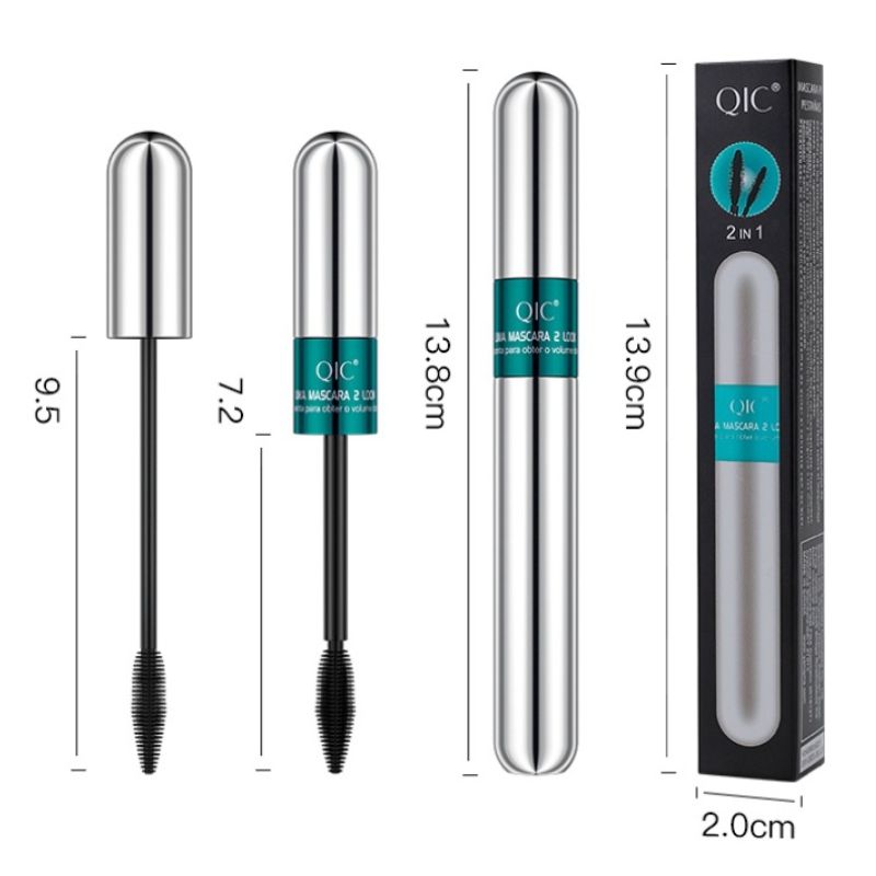 2 In 1 4D Silk Fiber Waterproof Mascara-DriHer