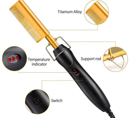 2 in 1 Hair Straightener Comb-DriHer