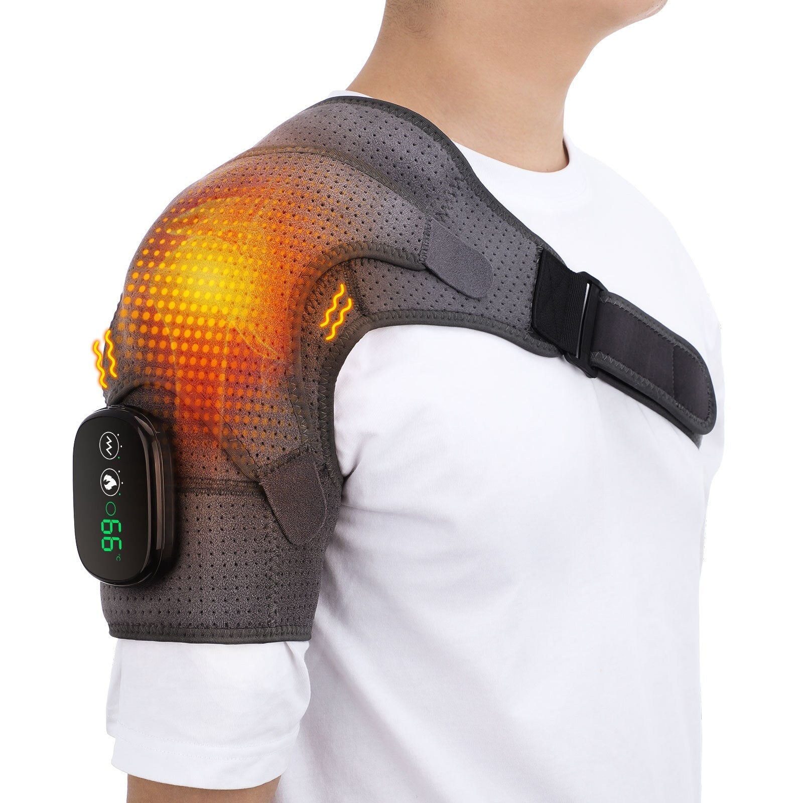 2 in 1 Heated Shoulder Massage Device-DriHer