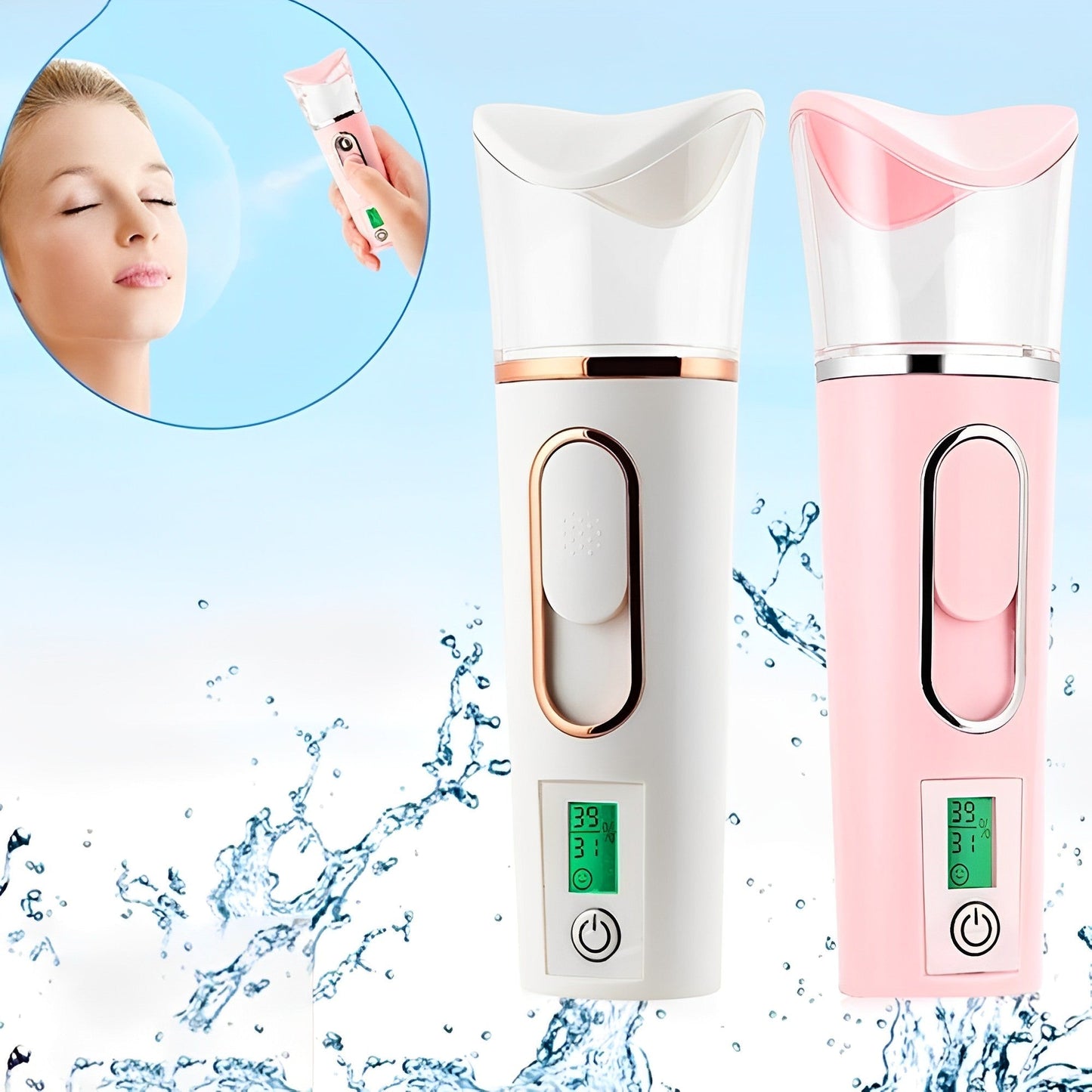 2 in 1 Portable Mini Facial Steamer-DriHer