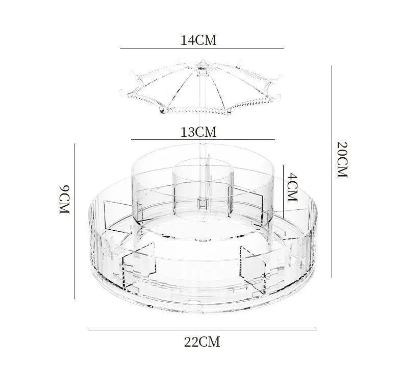 360 Makeup Organizer-DriHer