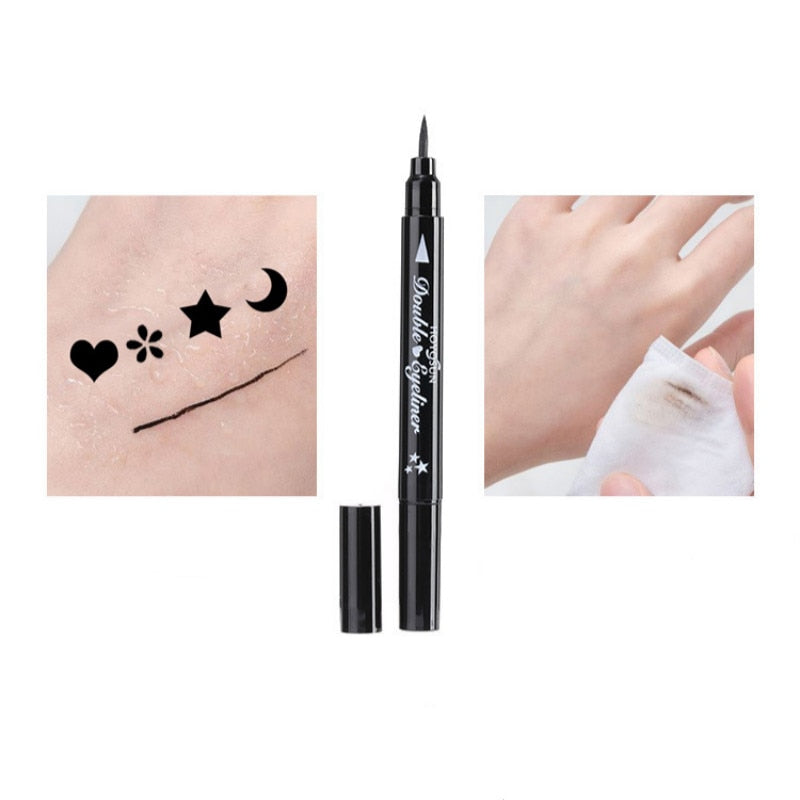 4 Double Head Winged Liquid Eyeliner Stamp-DriHer