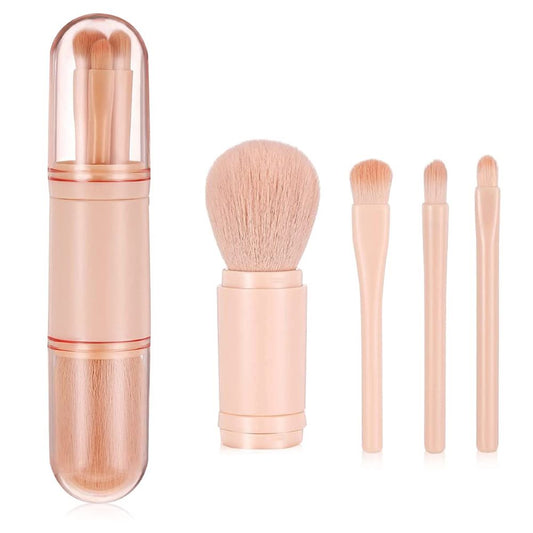 4-in-1 Retractable Makeup Brushes Set-DriHer