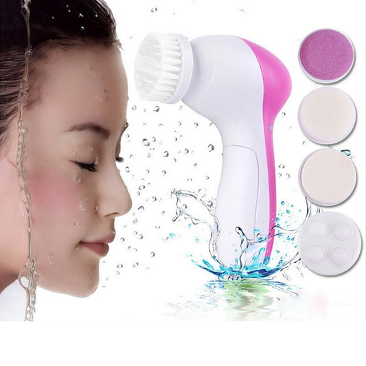 5 in 1 Electric Face Cleansing Brush Facial Exfoliator-DriHer