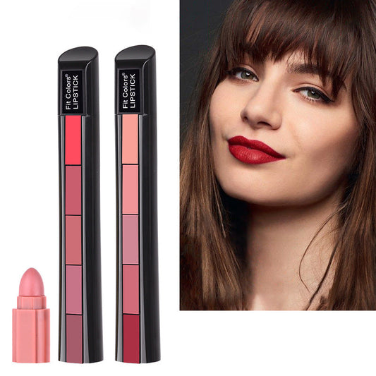 5-Section Matte Velvet Lipstick Set-DriHer