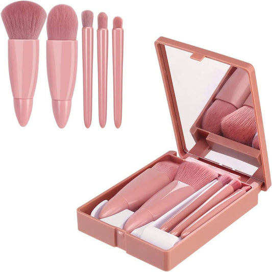 5PCS Soft Fluffy Mirror Makeup Brushes Set-DriHer