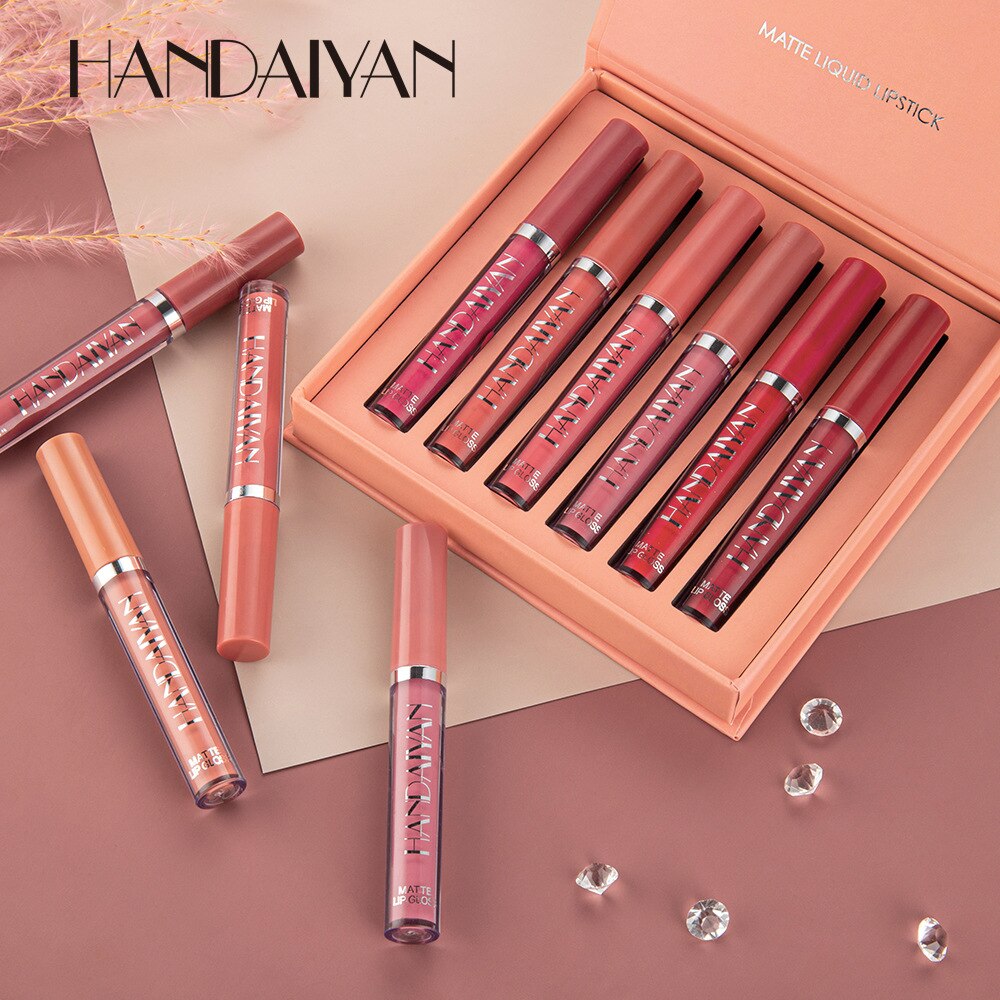 6 Mat Liquid Lipstick Set-DriHer