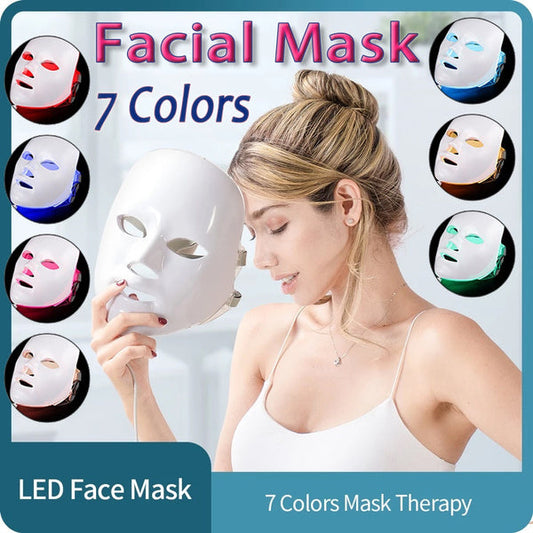 7 colors LED facial mask photon therapy-DriHer