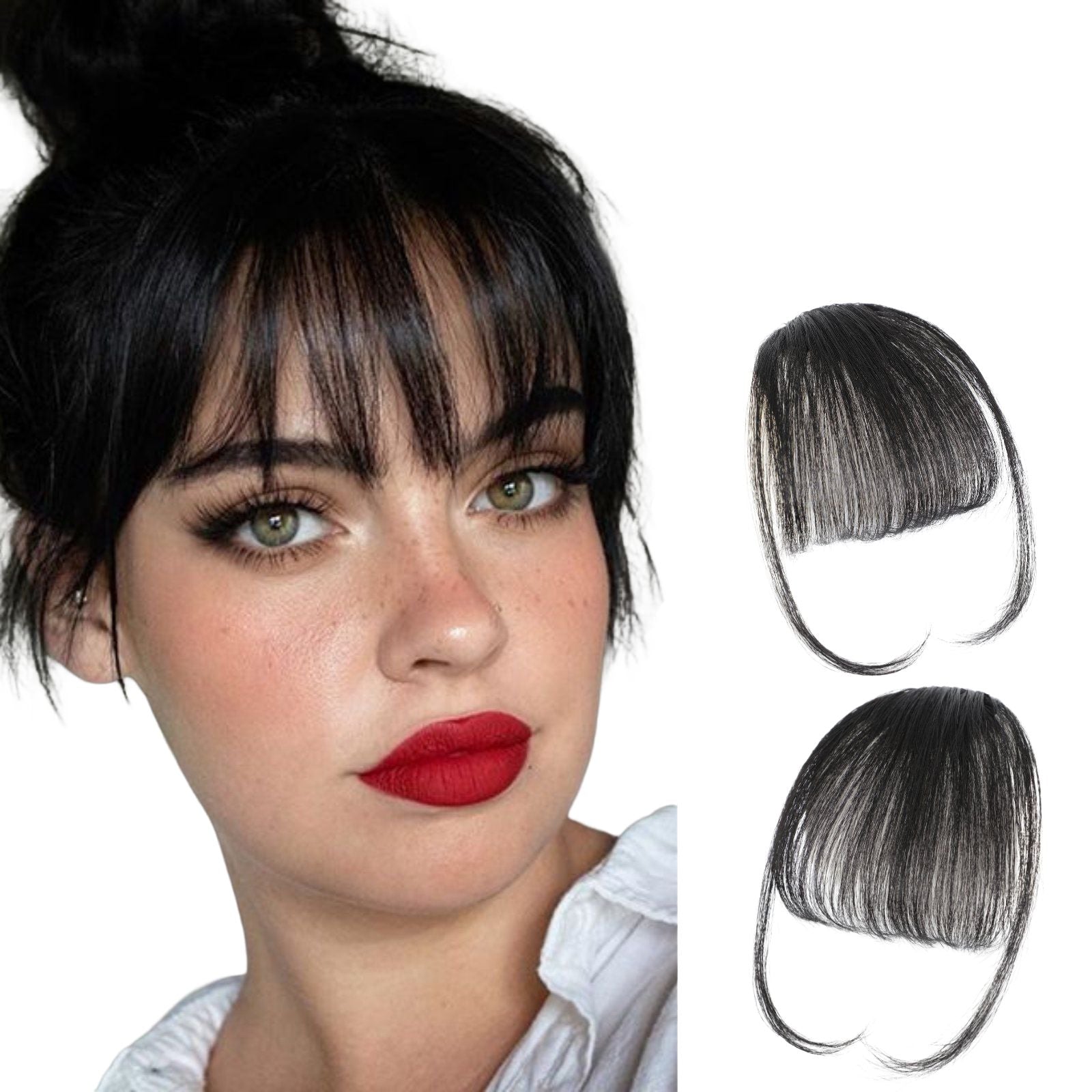 Clip in Fringe Human Hair Bangs-DriHer