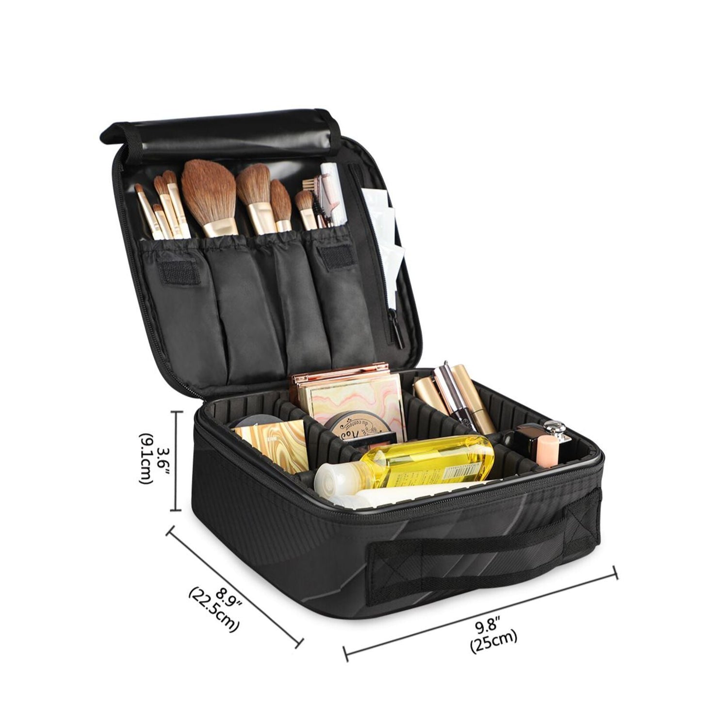 Cosmetic Bag Travel Makeup Organizer with Large Capacity-DriHer