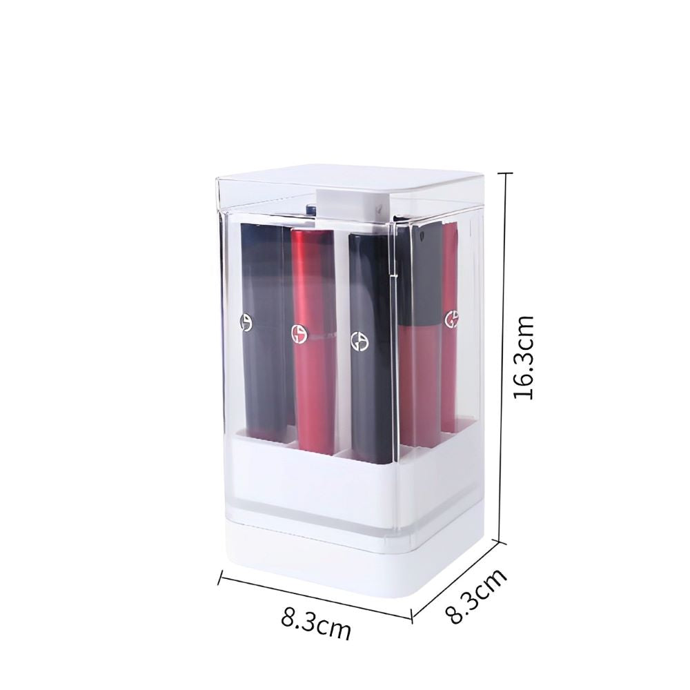 Cosmetic Storage Box - Transparent Push-up Lipstick Holder-DriHer