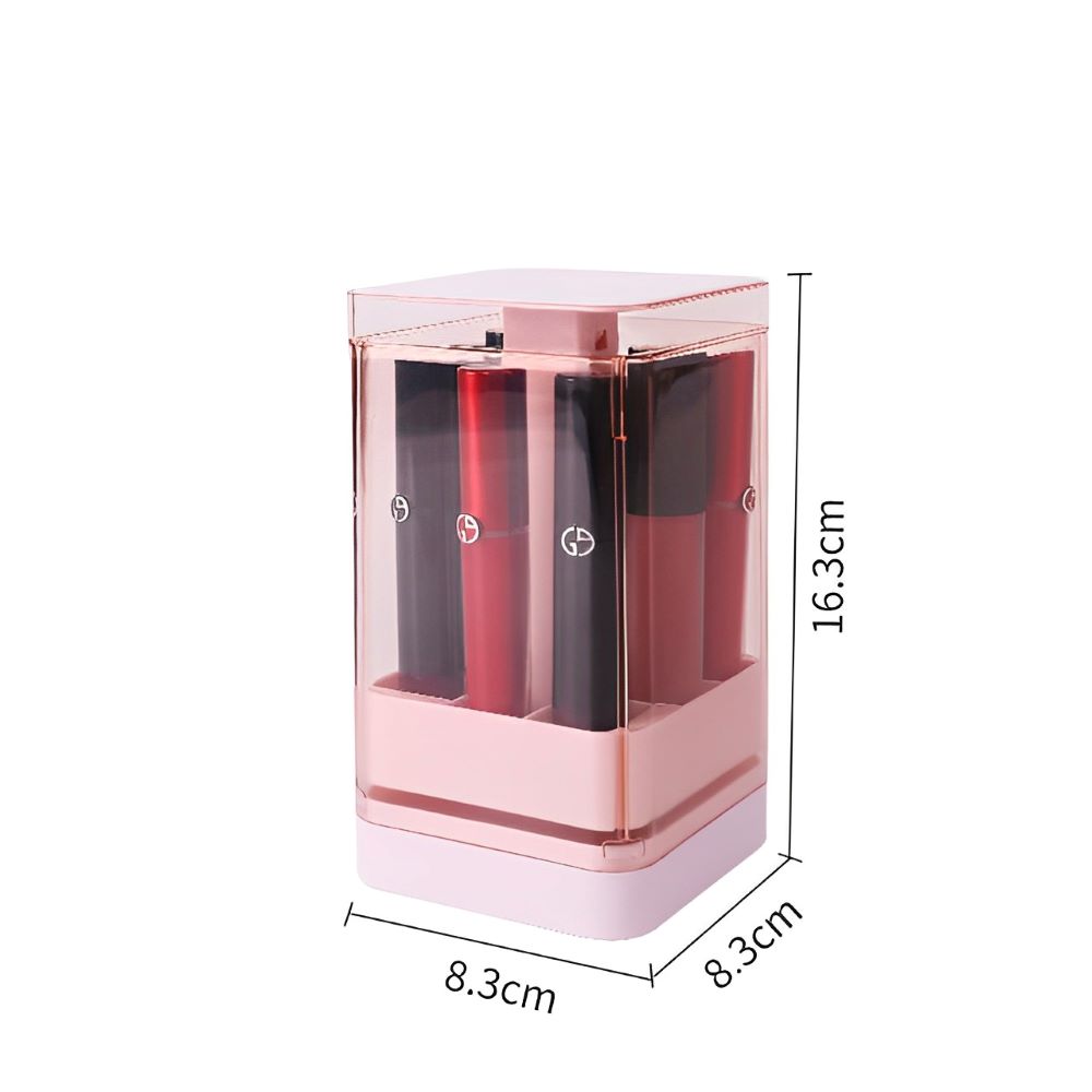 Cosmetic Storage Box - Transparent Push-up Lipstick Holder-DriHer