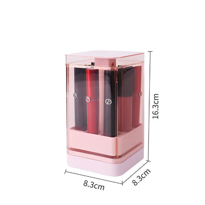 Cosmetic Storage Box - Transparent Push-up Lipstick Holder-DriHer