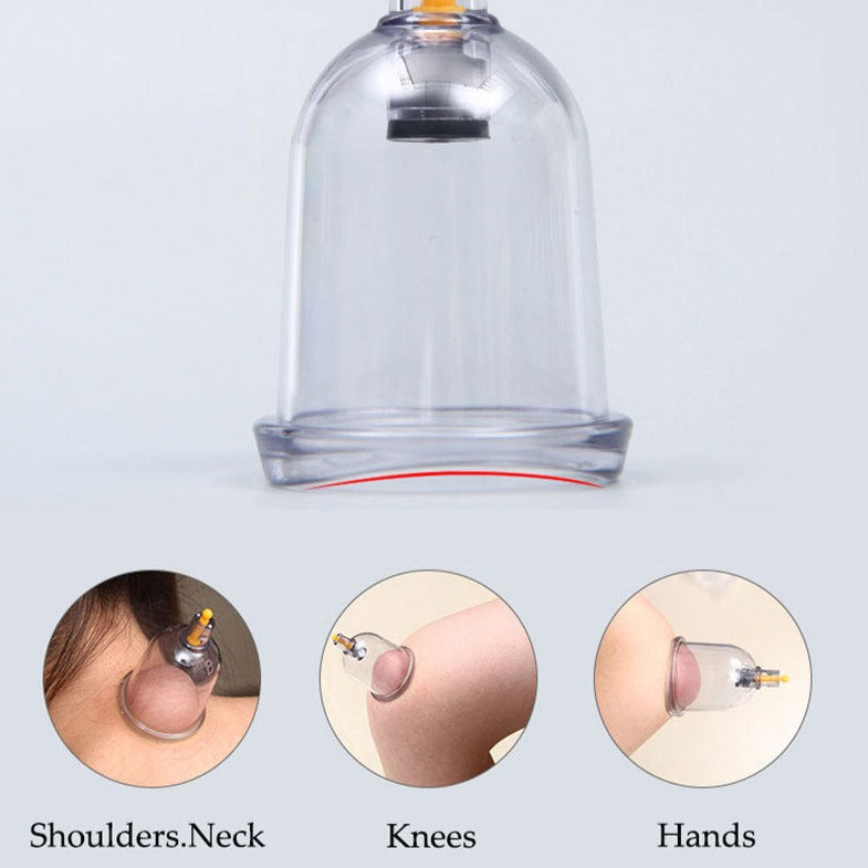 Cupping Massage Vacuum Suction Set with Pump-DriHer