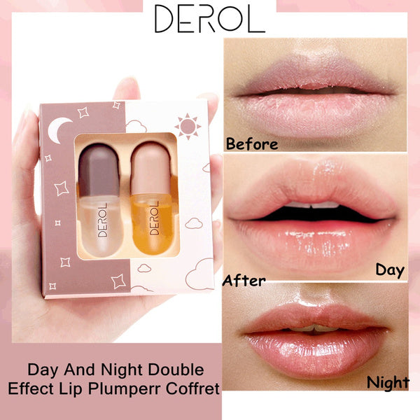 Day Night Instant Volume Natural Lip Plumper Gloss-DriHer