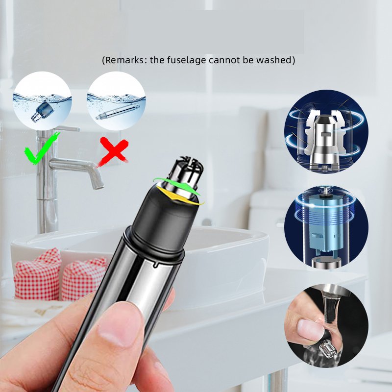 Electric Nose Ear Eyebrow Hair Trimmer-DriHer