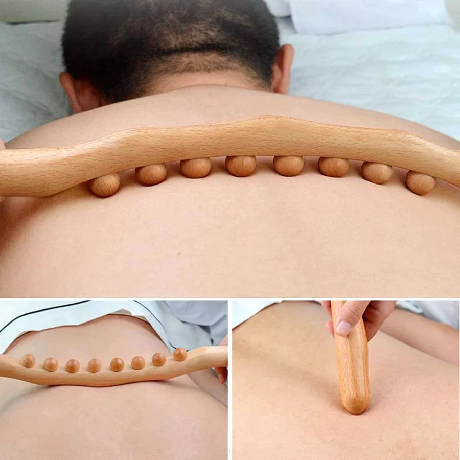 Gua Sha Carbonized Wooden Massage Stick-DriHer