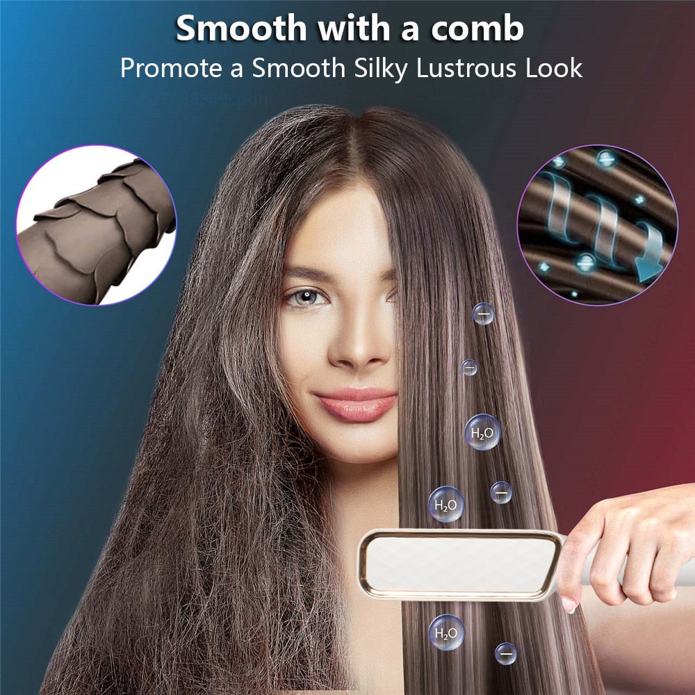 Hair Straightener Brush 3 in 1-DriHer