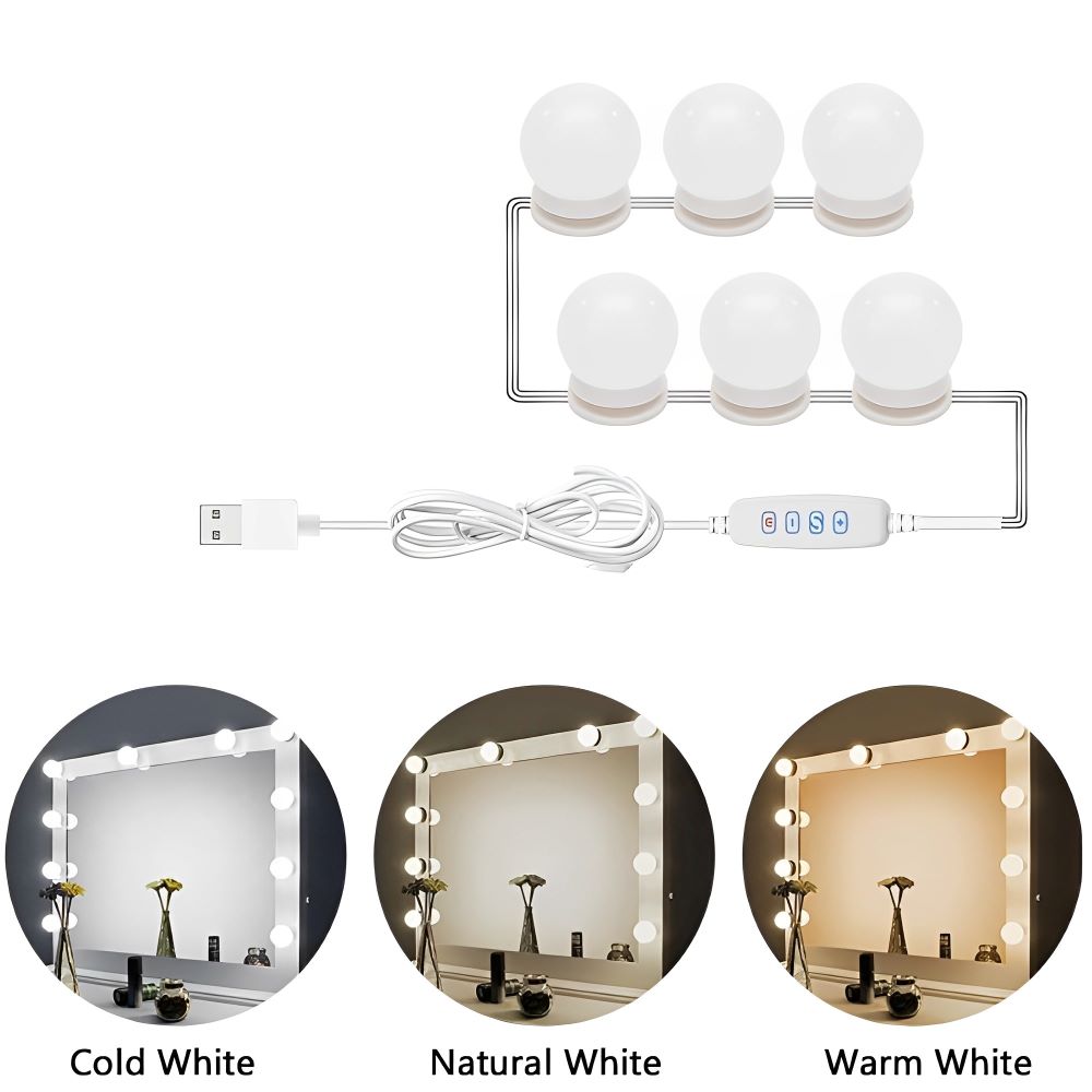 Makeup Mirror LED Light Bulbs - Vanity Lights-DriHer