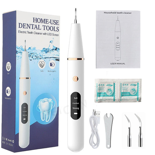 Professional Ultrasonic Tooth Cleaner Tartar and Plaque Removal-DriHer