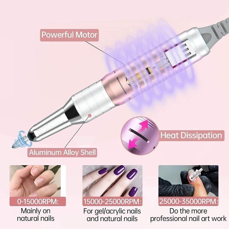 Smart LED Display Professional Nail Drill-DriHer