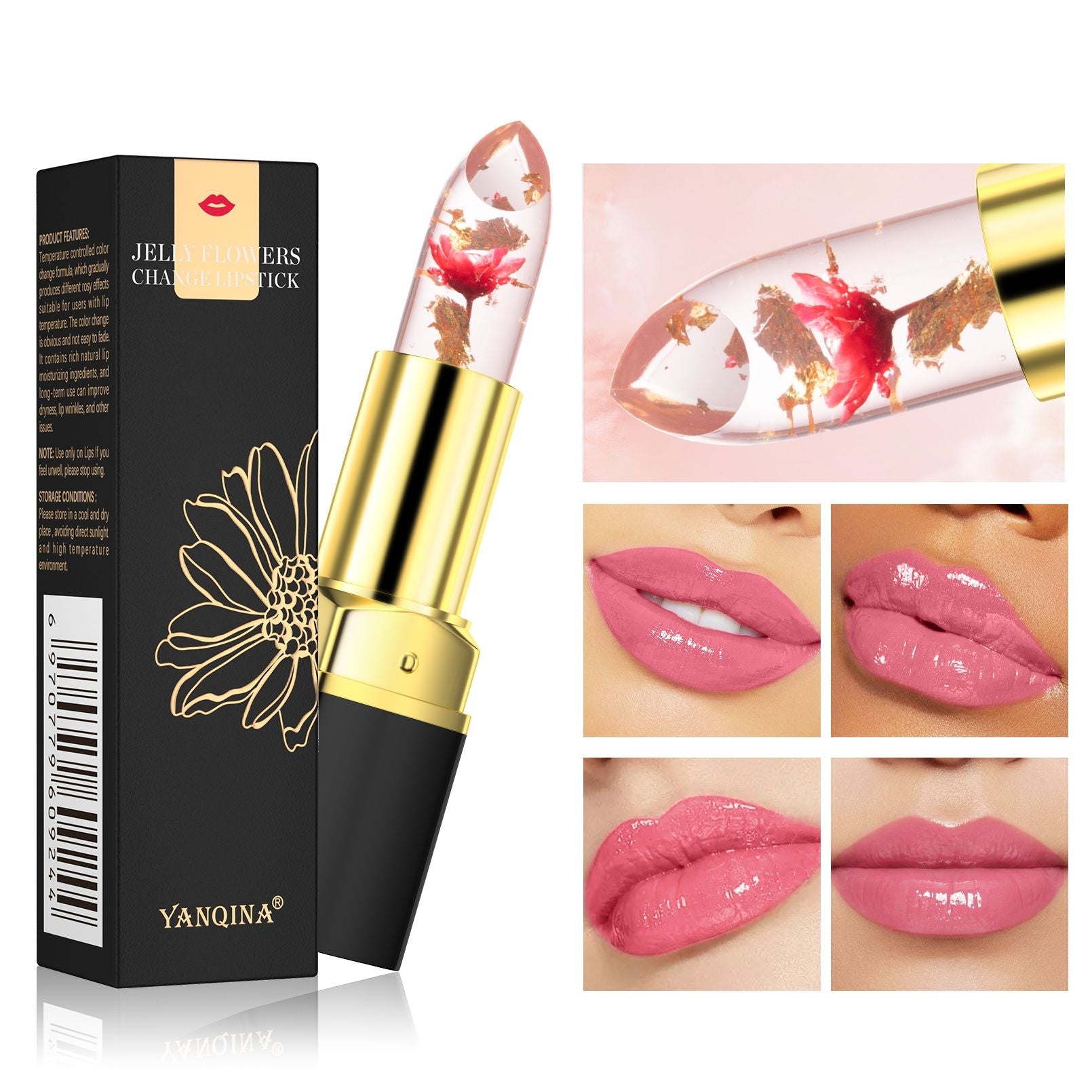 Transparent Flower Lipstick-DriHer