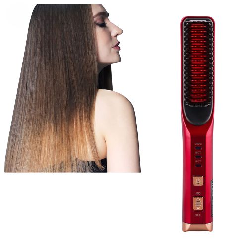 Wireless Hair Straightener Comb with 3 Temperatures-DriHer