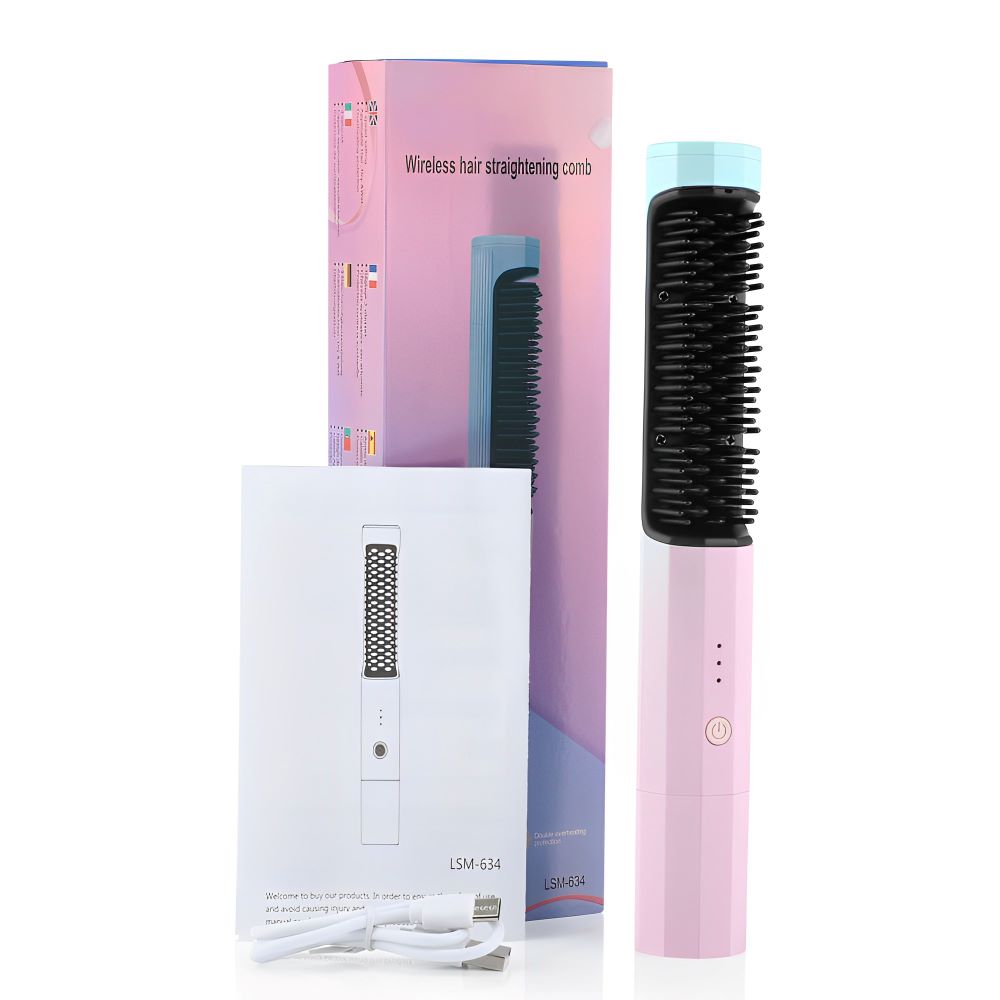 Wireless Hair Straightening Comb-DriHer