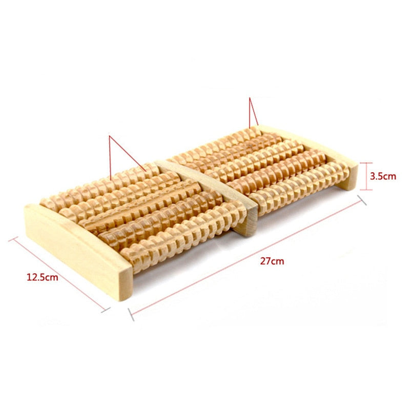 Wooden Roller Foot Massager-DriHer