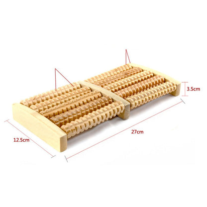 Wooden Roller Foot Massager-DriHer