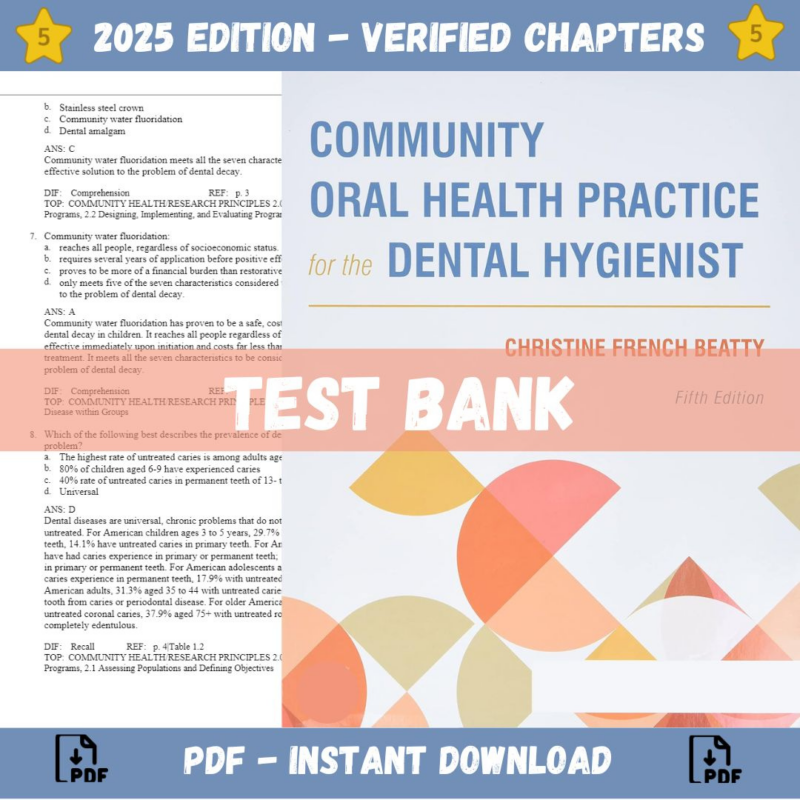 Community Oral Health Practice for the Dental Hygienist 5th Edition