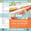 est Bank – Pharmacology Clear and Simple A Guide to Drug Classifications and Dosage Calculations 4th Edition(2024)