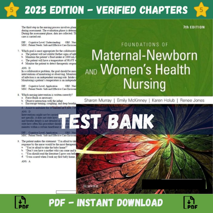 Foundations of Maternal-Newborn & Women’s Health Nursing