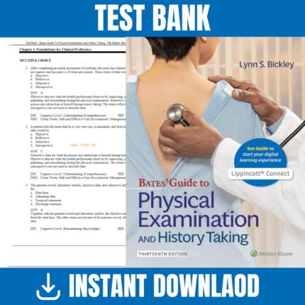 Bates Guide To Physical Examination and History Taking, 13th Edition (Bickley, 2021)