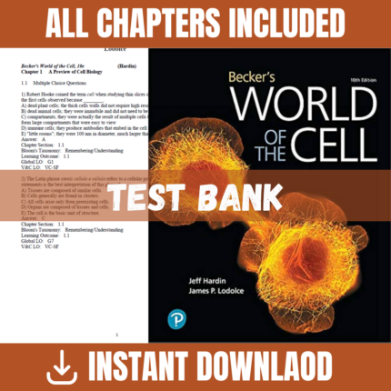 Becker's World of the Cell, 10th Edition