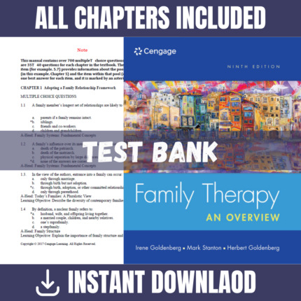 Family Therapy An Overview 9th Edition