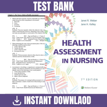 Health Assessment in Nursing, 7th Edition (Weber, 2022)