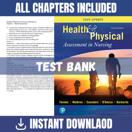 Health & Physical Assessment in Nursing 4th Edition