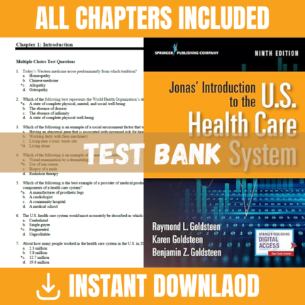 Jonas' Introduction to the U.S. Health Care System, 9th Edition