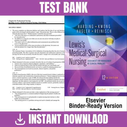 Lewis's Medical-Surgical Nursing 12th Edition