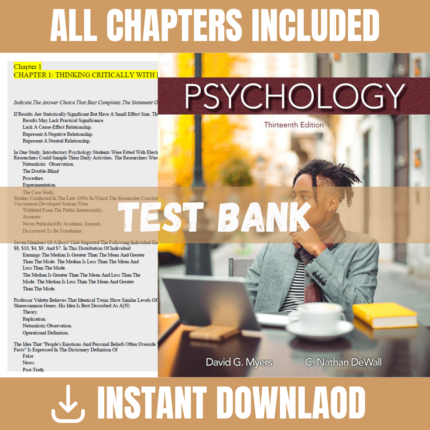 PSYCHOLOGY 13TH EDITION
