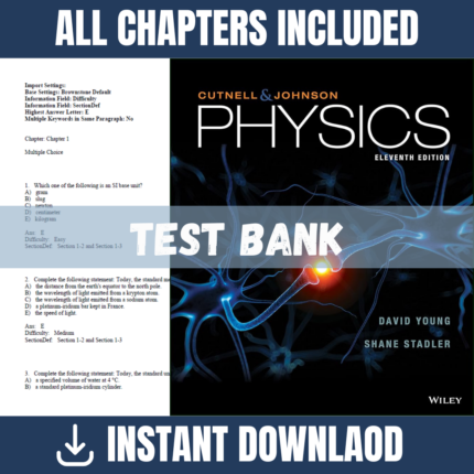 Physics 11th Edition by John