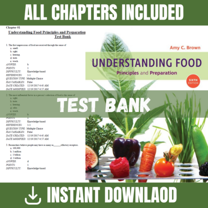 Understanding Food Principles and Preparation 6th Edition