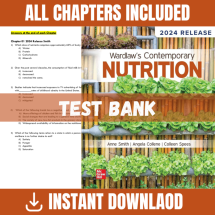 Wardlaw's Contemporary Nutrition 2024 Release 12th Edition